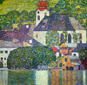 Kirche in Unterach am Attersee Gustav Klimt